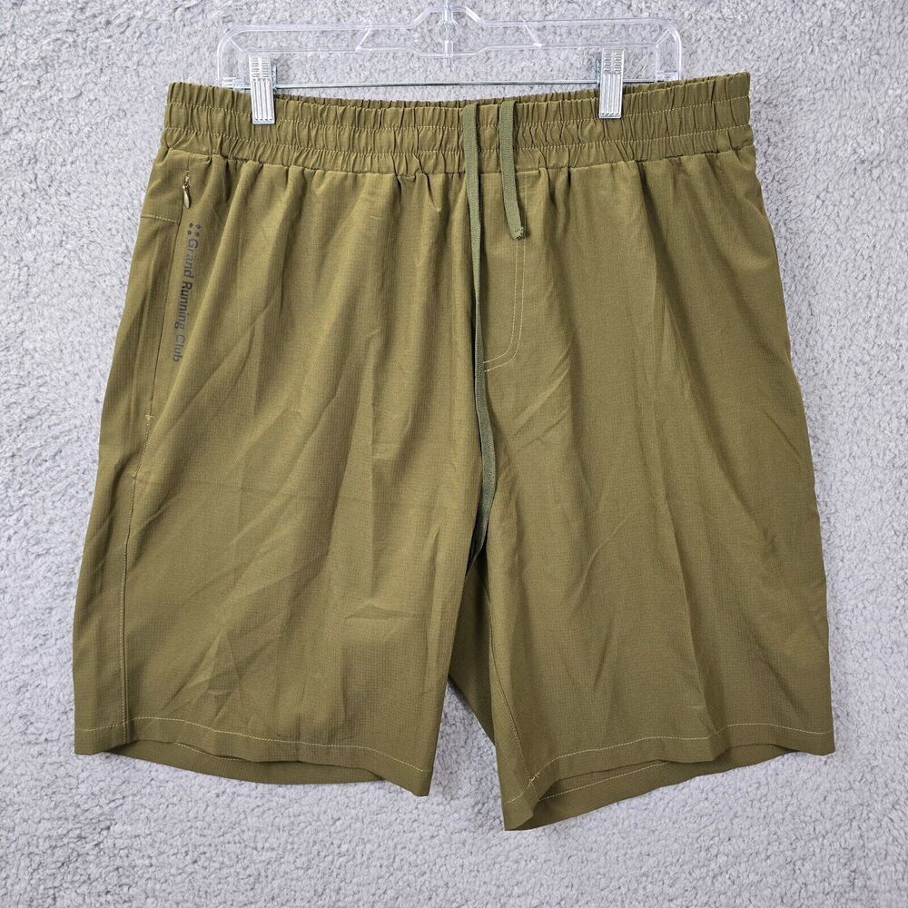 GRC Grand Running Club Men's Olive Green Shorts Size XL